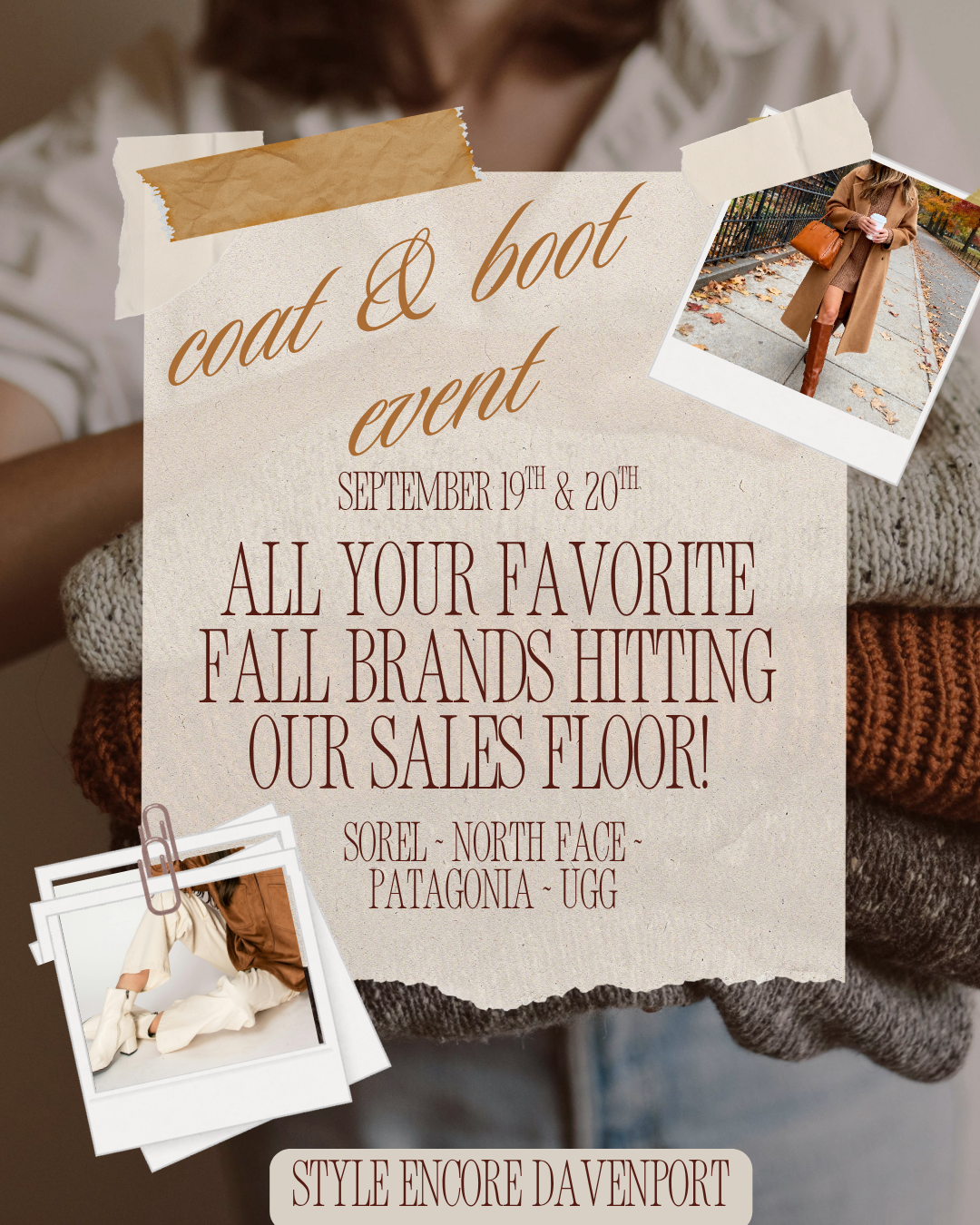 Coat & Boot Drop
